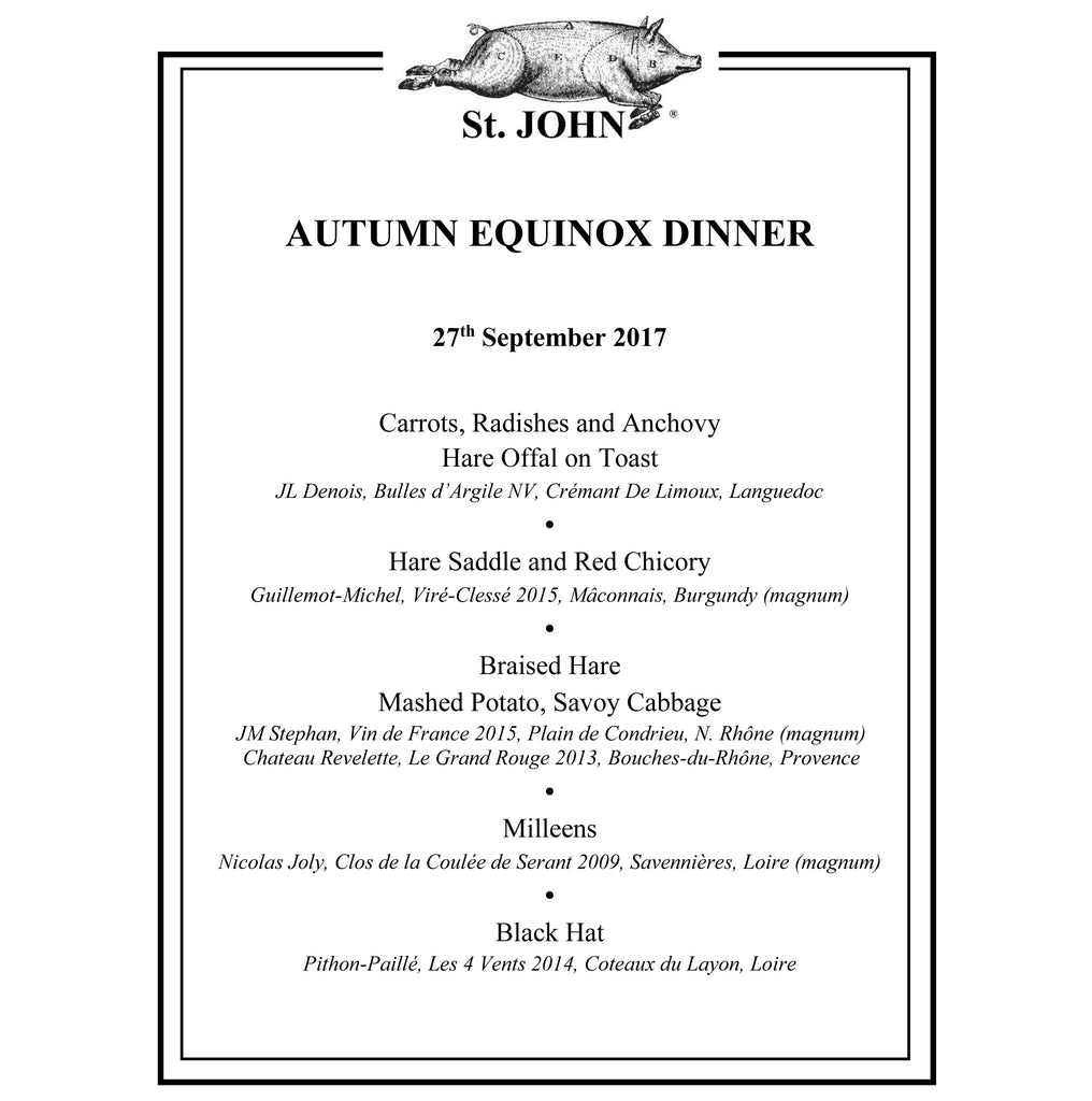 The Autumn Equinox Dinner